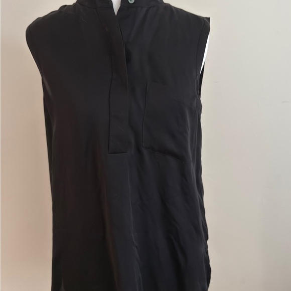 Vince Silk Black Sleeveless Blouse Size Small.  $34 - Picture 6 of 7